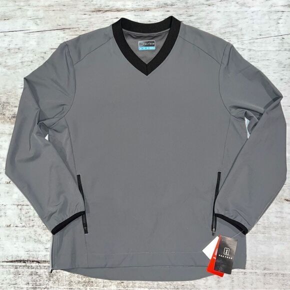 NWT PGA Tour Gray Long Sleeve Pullover Men’s Medium - Picture 1 of 7